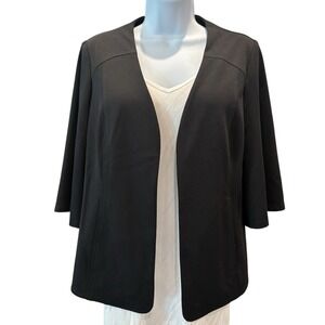 Jones Studio Black Cape Sleeve‎ Blazer Jacket – Women's Small